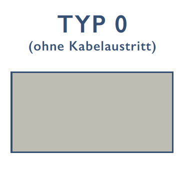 Abschluss CNS Typ 0 für Basisprofil U 20x10mm