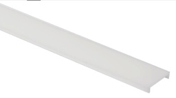 [ABD 30F-S] LED-Leuchten Abdeckung PMMA flach satiniert für Profil U mit Breite 30mm